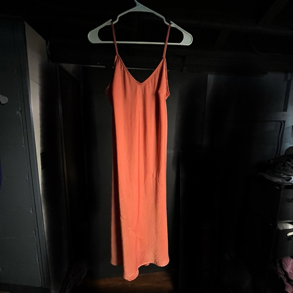 Midi silky dress